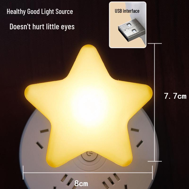 Veilleuse LED USB en forme de cœur avec batterie externe - Blanc, Chaud, Bleu, Rose pour chambre ou table de dortoir