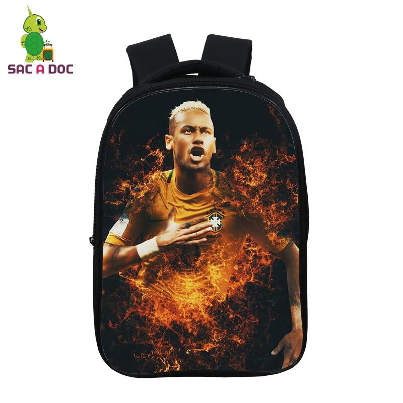 Football Player Peripheral Digital Printing Backpack Double Full Color Personalized Student Bag