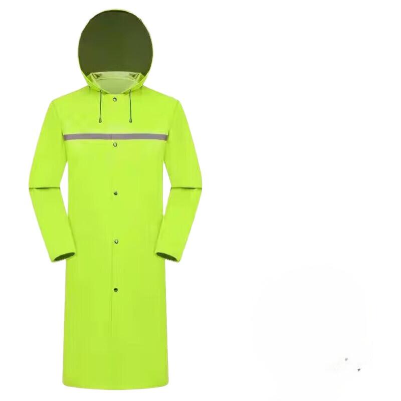 Men's Long One-Piece Oxford Raincoat