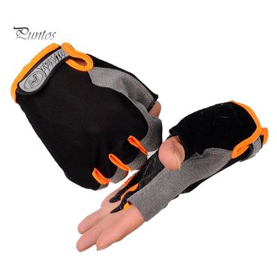 Puntos Non Slip 1Pair Bicycle Mountain Bike Lightweight Yoga Training Half-finger Glove