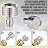 2Pcs Pressure Washer Nozzle Tips for Soft Wash Power Washer Shower Nozzle Car Washing Garden Watering Pressure Washer
