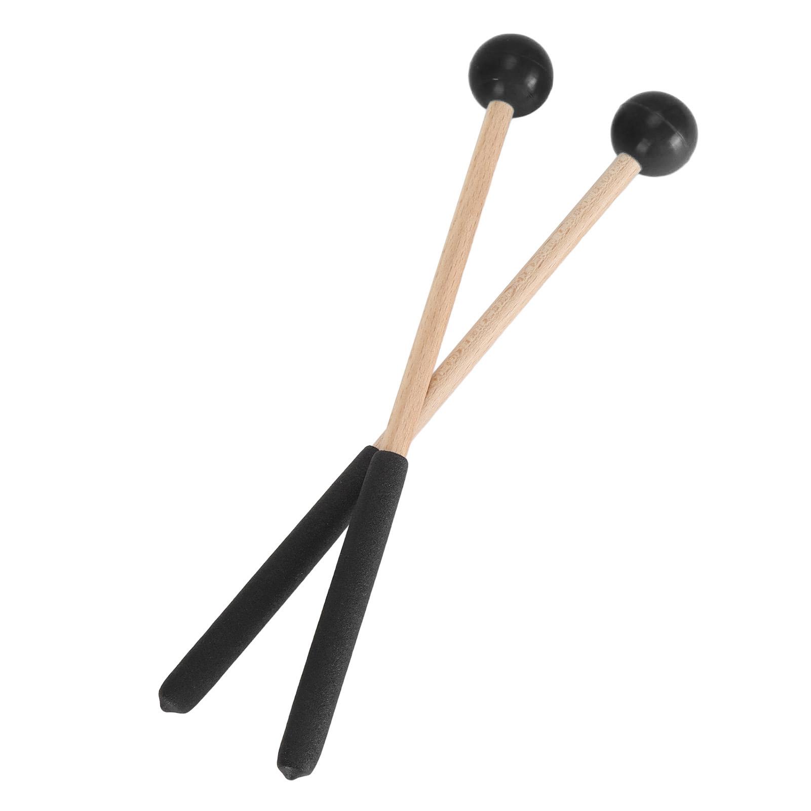 1 Pair Percussion Rubber and Maple Multifunctional Tongue for Concert