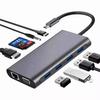 11 In 1 USB C To 4K HDMI VGA Hub with SD Card Reader, Gigabit Ethernet and More for MacBook Pro, Samsung S8 S9 S10 S20 and More