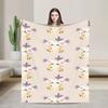 Digimon Plush Blanket Girls Boys Flannel Throw Blanket For Couch Chair Super Soft Quality Bedspread Gift