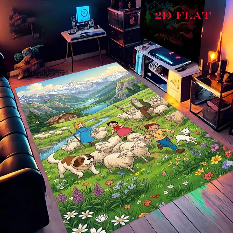 Heidi Carpet Rug for Living Room Bedroom Home Sofa Decoration,Kids play Nonslip Floor Mat