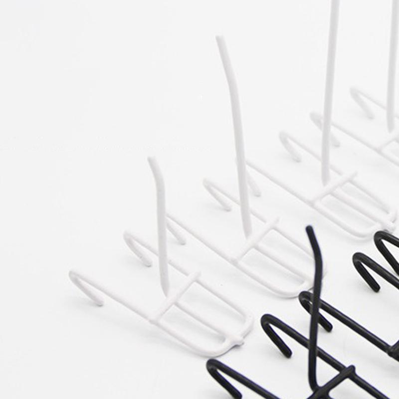 10 Stück Metallgitterpaneelaufhänger Wiederverwendbarer Supermarktaufhänger Universelle Einzelhandelsgeschäft Gitterpaneelhaken Mantel Tasche Aufhänger Haken Wandhaken