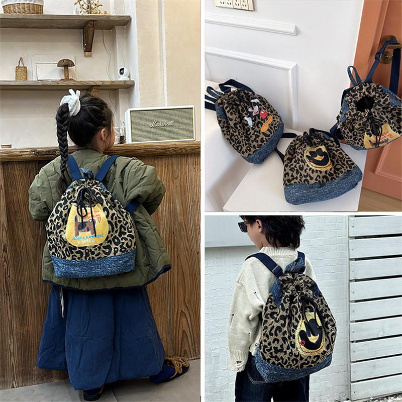 Adorable Cartoon Duck Toddler Backpack For Boys And Girls In Cute Oxford Fabric