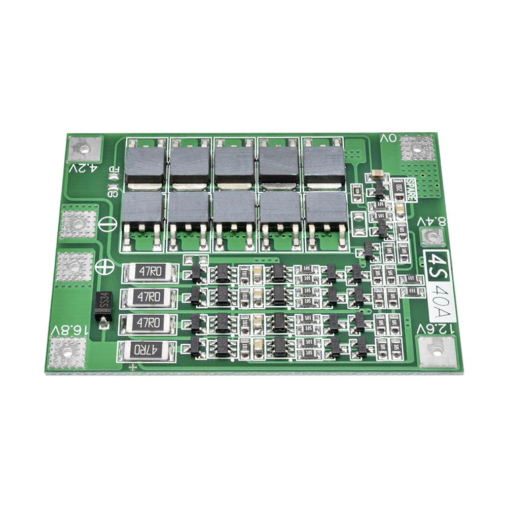 3S 4S 40A 60A Li-ion Lithium Battery Charger Protection Board 18650 BMS For Drill Motor 11.1V 12.6V/14.8V 16.8V Enhance/Balance