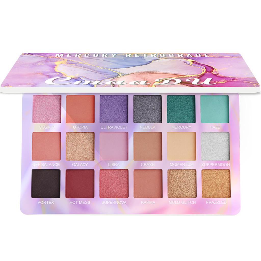 18Colors Cosmetic Powder Eyeshadow Palettes Makeup Natural  Matt Set 20ml