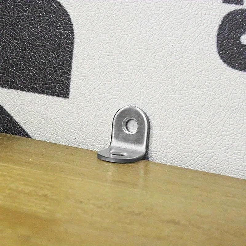 10 Stück L-förmige Winkelverbinder Knotenblech Verbindung rechtwinkliger Winkel