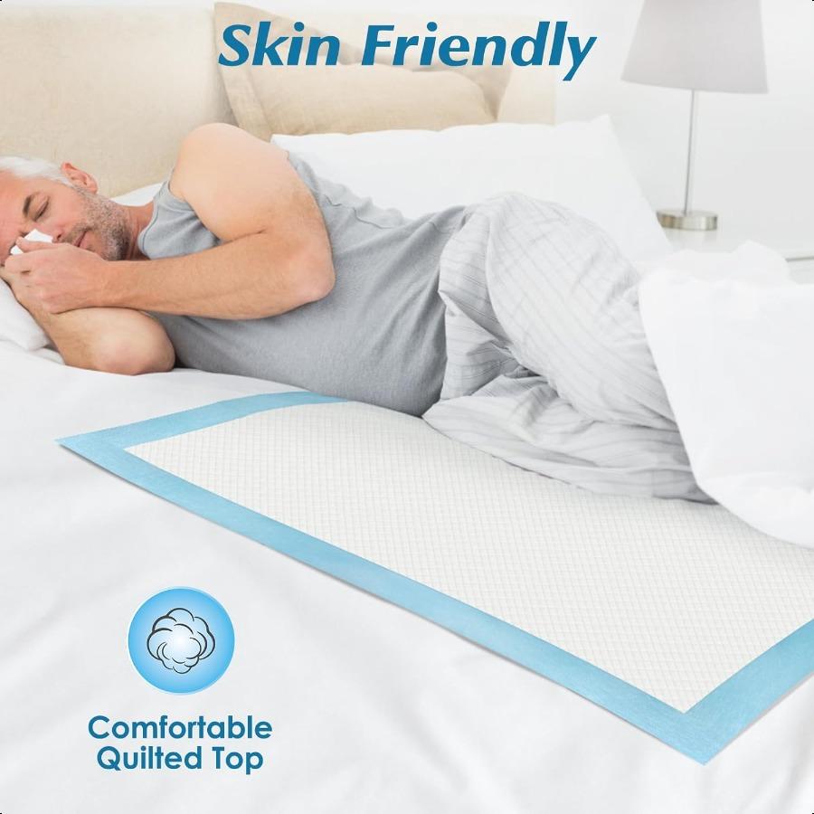 50 Count 36 x 36 er Absorbency  Underpads Leakproof Quick Drying Pads for Baby Puppy Adults Bed Pads Incontinence Dog Pee