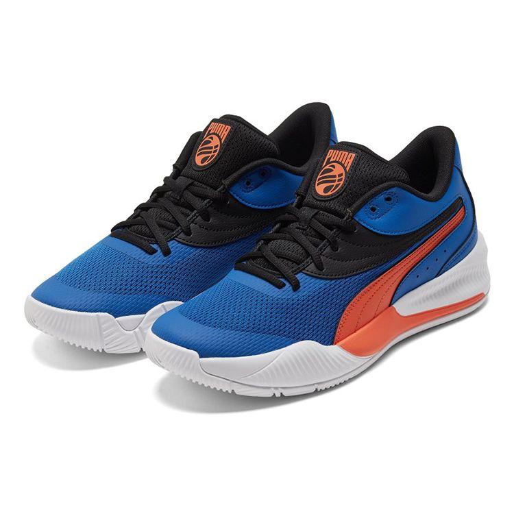 Puma Triple Basketball Knicks Unisex Sneakers Blau Starkblau Kapuzinerkresse 376640-12