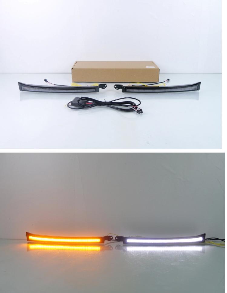 Fits 2003-2005 Toyota 4Runner headlights, eyebrow lights, and LED daytime running lights.
