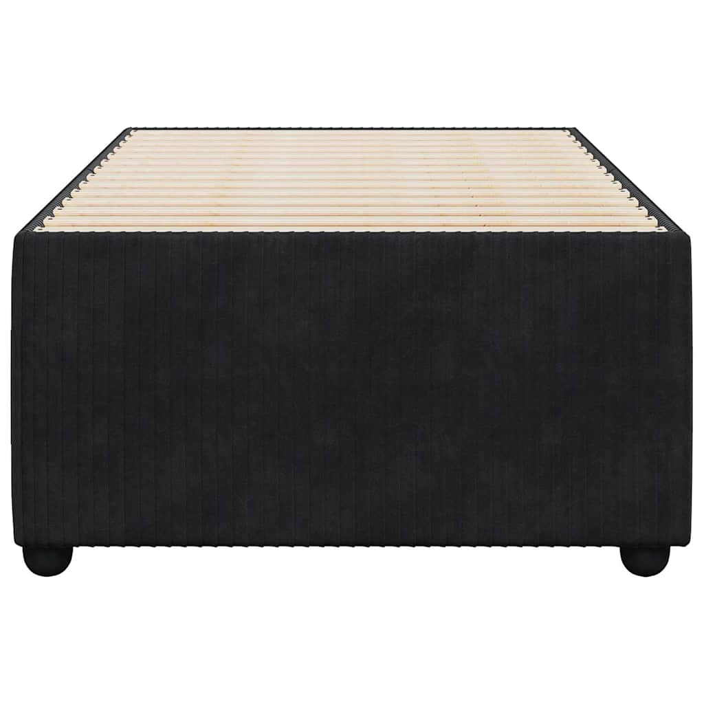Bed Frame Black 80x200 Cm Velvet