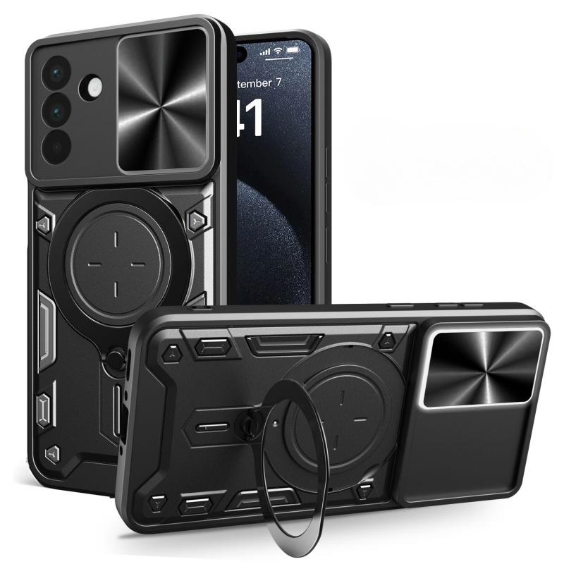 For Samsung Galaxy S25 S24 Plus 23 Ultra Case Magnetic Holder Ring Armor Shockproof Cases for Samsung A73 A72 A71 A56 Back Cover