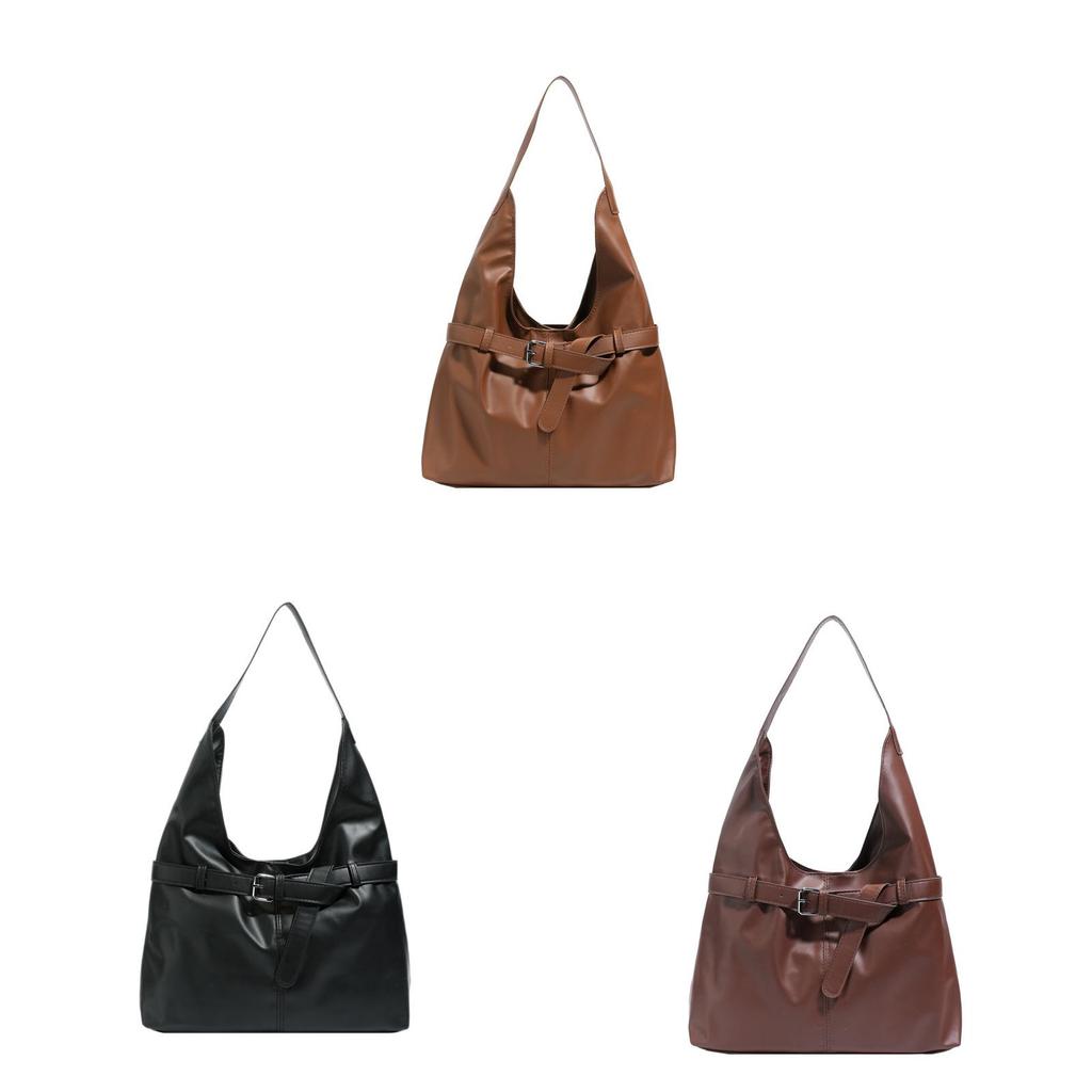 Vintage Leatherlook Tote Bag With Magnetic Closure For Work And Office Use