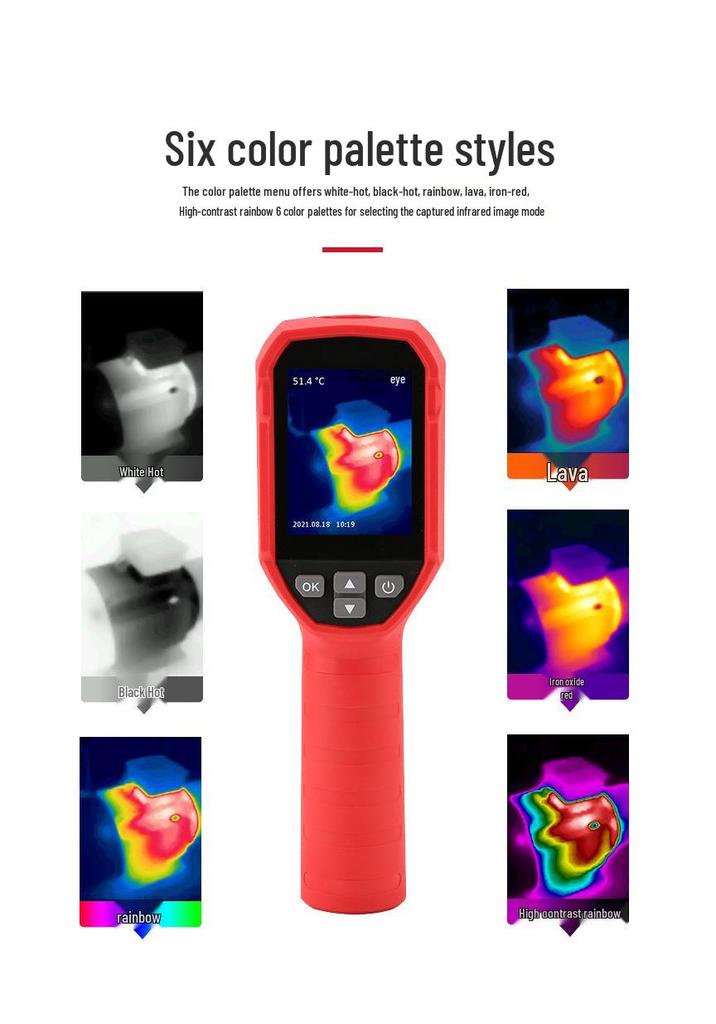 UNI-T UTi120S High-Precision HD Handheld Infrared Thermal Camera for Outdoor Inspection & Maintenance