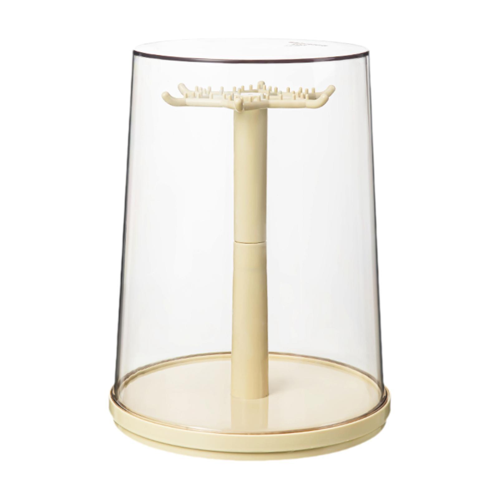 Витрина для фигурок, вращающаяся на 360°, настольная, для брелоков, подвесок, коллекционных предметов