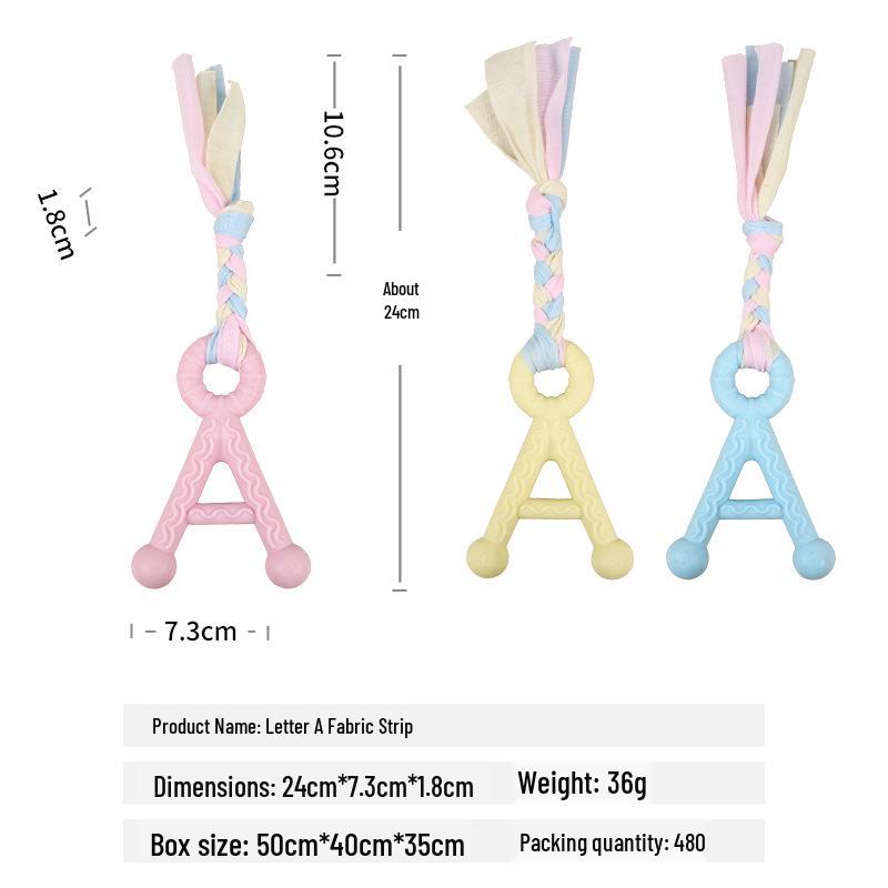 Durable Cotton Rope Knot Dog Toy - Bite-Resistant, Indestructible Molar Ball for Puppies