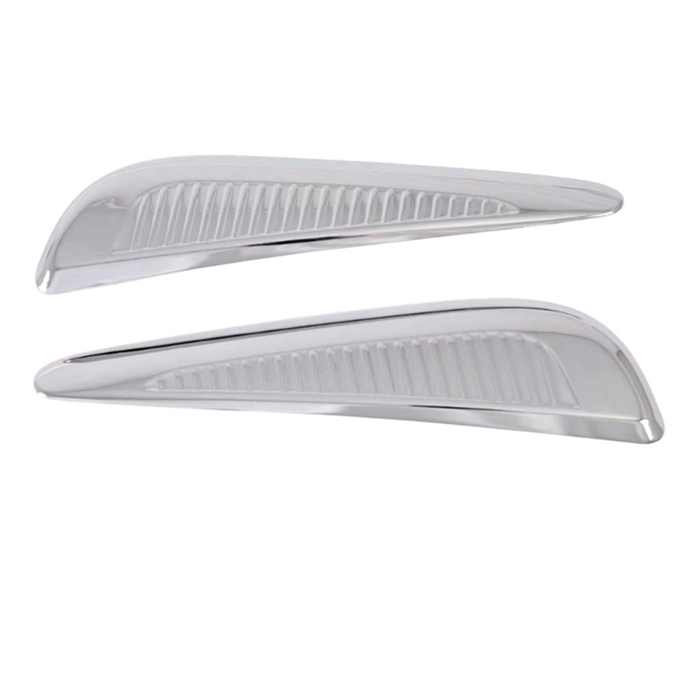 

2Pcs Front Fog Lamp Hood Fog Light Eyebrow Cover Trim For Toyota Prius XW50 2019 2020 2026 Chrome/Carbon Fiber ABS