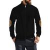 Men's Solid Color Corduroy Zipper Jacket Men's Sports Large Size Casual Jacket