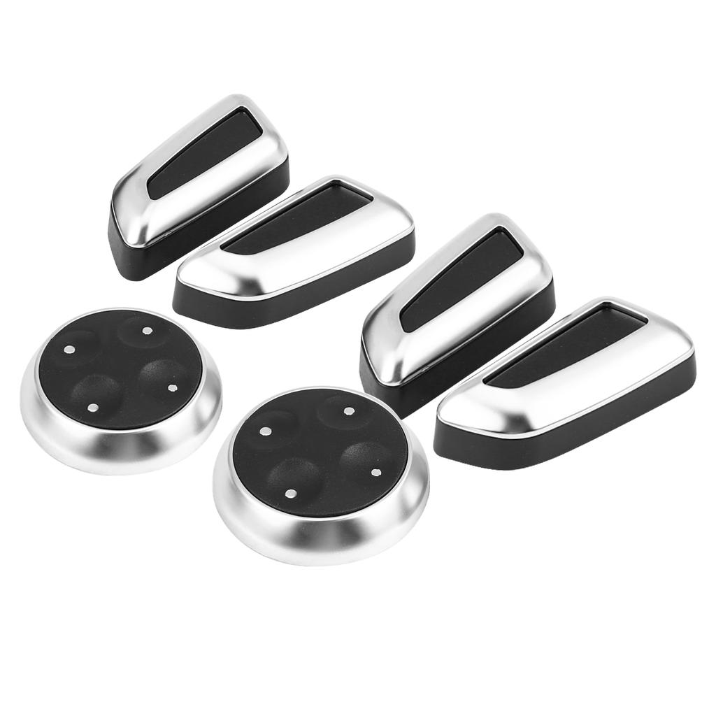 6Pcs Car Seat Adjustment Knob Button Switch Cover Trim for A3 A4 A5 A6 Q3 Q5
