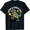 Humorous T-Rex Pickleball Tee for Men and Women - Perfect for Players!