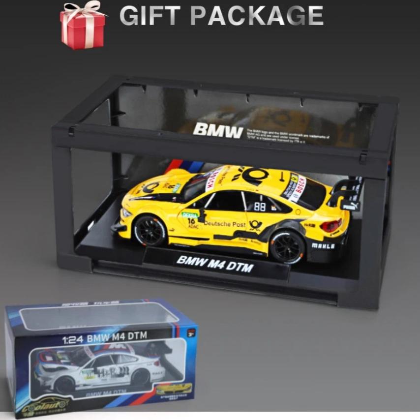 1/24 Scale BMW M4 DTM Sound and Light M Power Alloy Metal Diecast Car Model Racing Series High Top Choice Collectibles Hobby Gift Boys