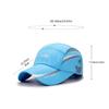 Running Men Women Waterproof Quick Dry Sport Caps Golf Hats Baseball Caps Fishing Hats Sun Hats
