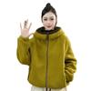 Winter 2026 Fashion: Color Block Fleece-Lined Hooded Jacket