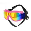 Hundebrille Rosarot Wasserdicht Sonnenschutz Sonnenbrille UV-Schutzbrille PC Gummi Nylon Gurtband Hunde Zubehör Kopfbedeckung Haustierbedarf