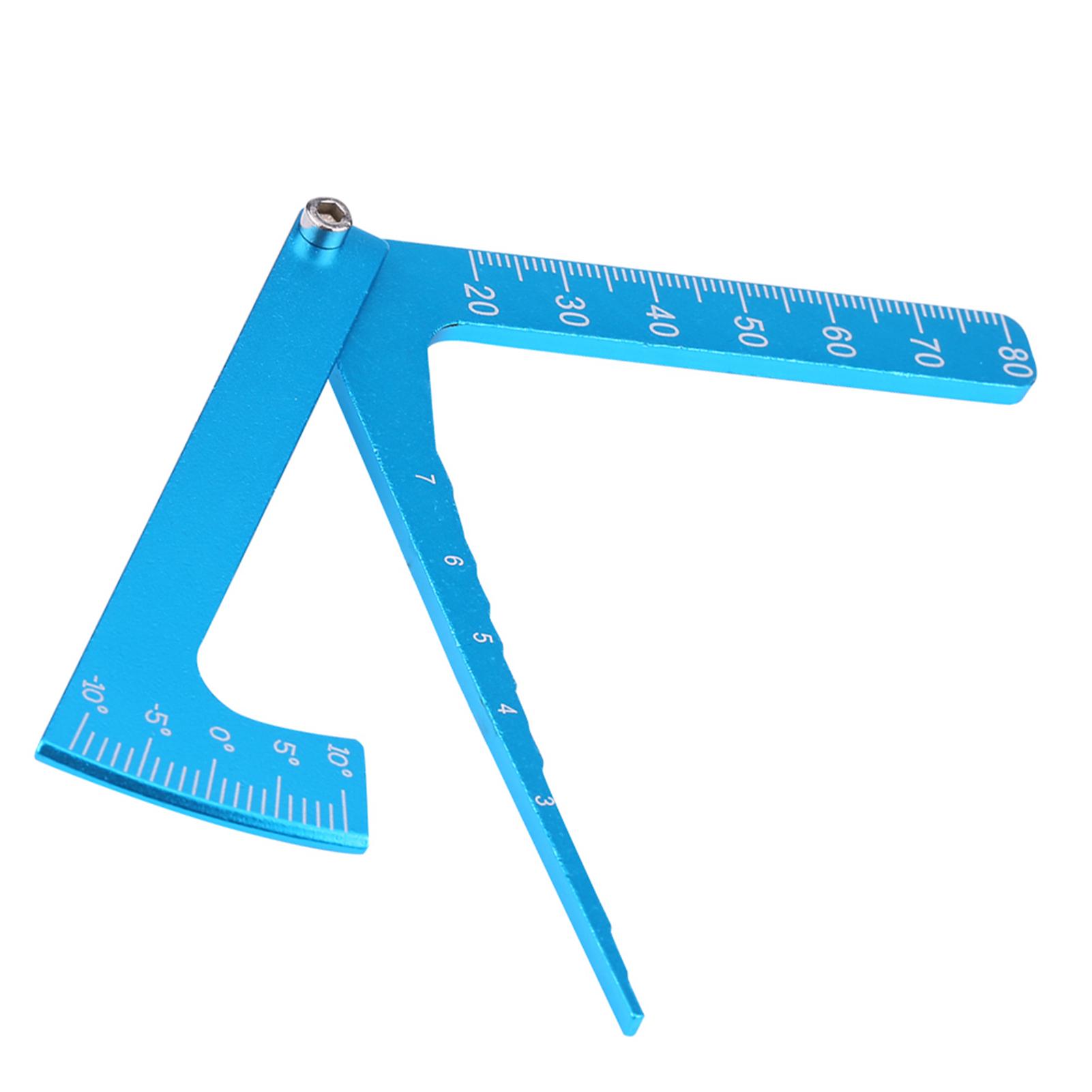 

RC Accessory Blue Adjustable Ruler Adjusting Height And Wheel Rim Camber Tool