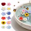 Bee Waterer Resin Floating Water Simulation Flower Floating Ornament Micro Decoration Multi Color Home Gardening Accessories