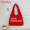 Large Nylon Shoulder Bag With Scrunched Design And Phone Pocket For Womens Fashion