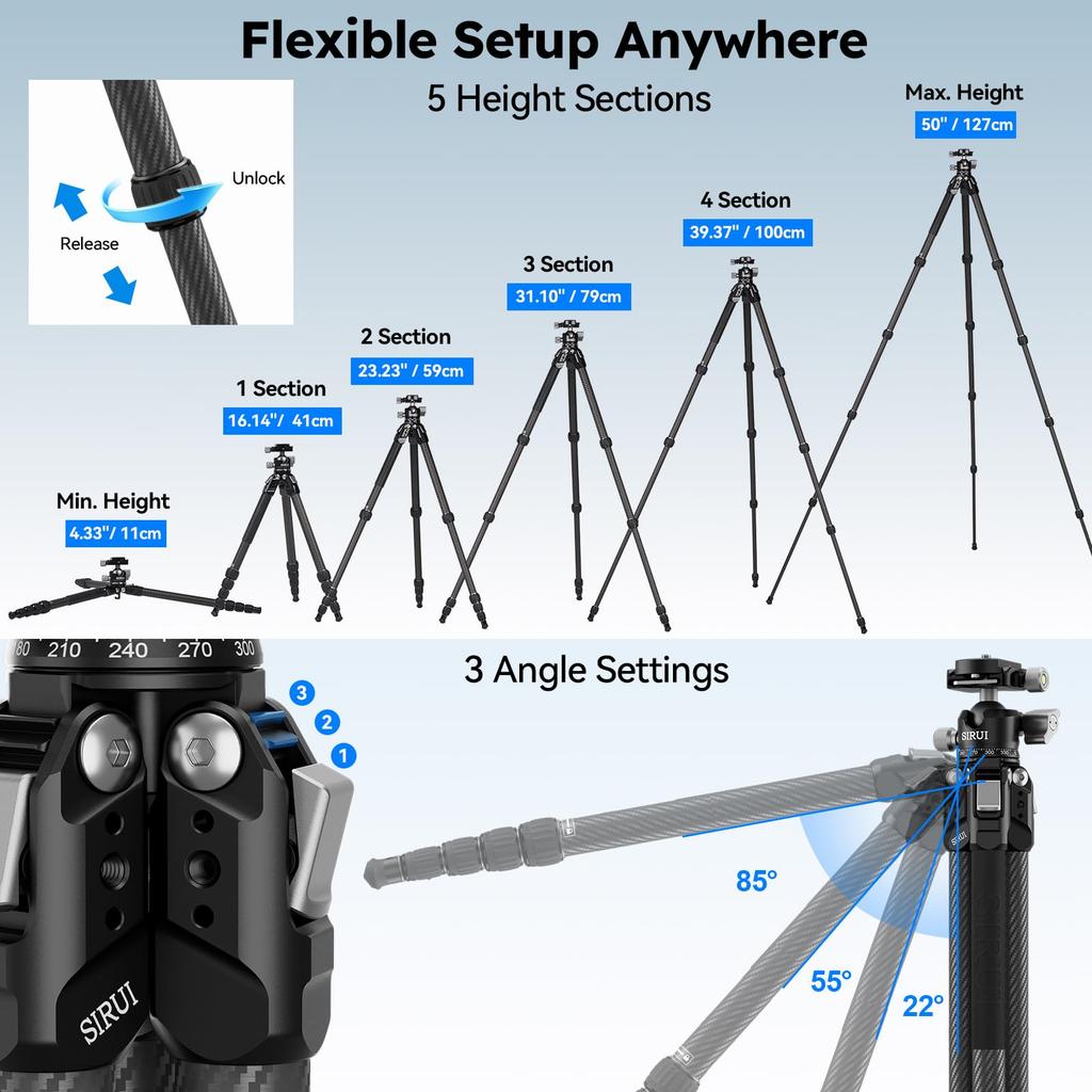 Tripod AM-225S+G0
