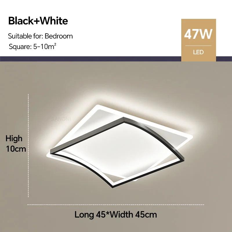 

Современный светодиодный потолочный светильник для спальни, гостиной, столовой, кабинета, кухни, потолочная люстра, домашний декор, светильник, люстра Cool White