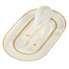 Ruhan Embossed Rose Bone China Dinnerware Set