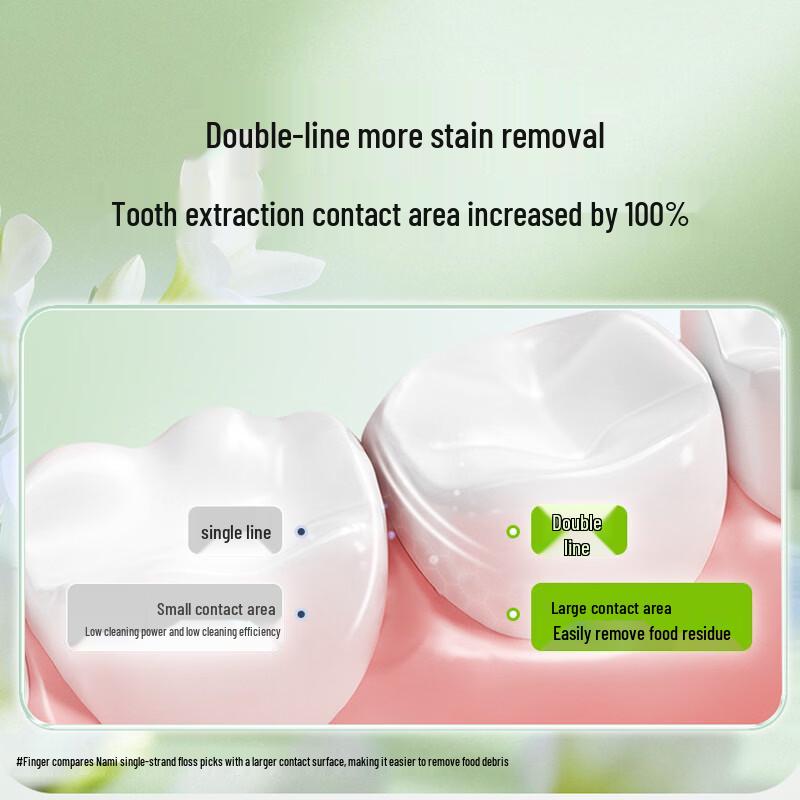 Namei Dual-Line Dental Floss Picks