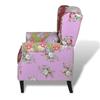 VidaXL Armchair with Patchwork Design Fabric