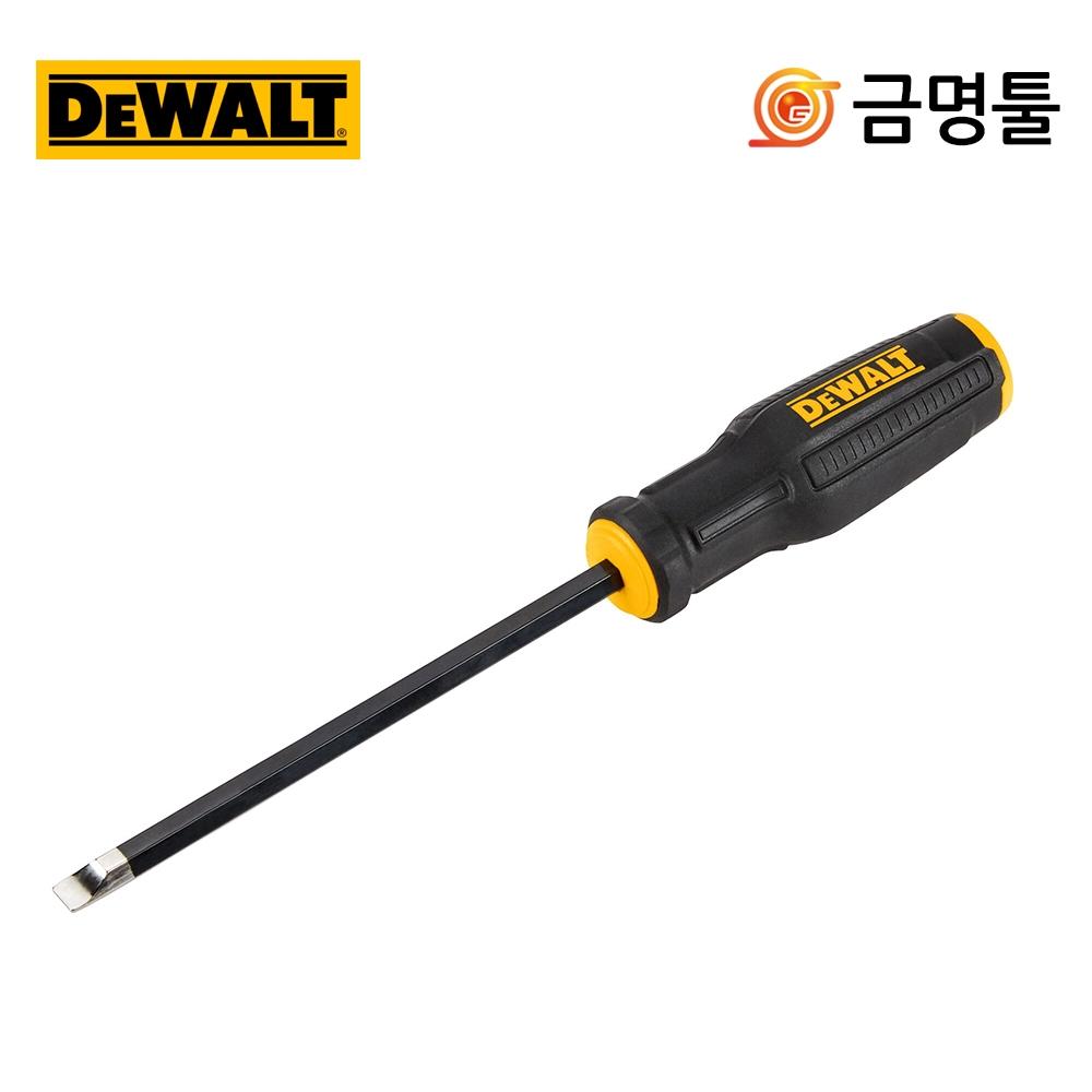 

DeWalt DWHT65007 прямая отвертка 8 мм с магнитным наконечником, черный хромированный стальной стержень S2