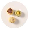 Sonnenblumen Form Mondkuchen Pressform Keksstempel Mondkuchenhersteller Dekorationswerkzeug