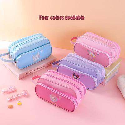Sanrio Cartoon Mäppchen mit großer Kapazität: Niedlich, Langlebig, Multifunktional, Dreilagiges Design