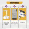 3D Printing Card Scanner Stand Adjustable Quickly Scan Trading Card Scan Stand with Phone Holder Plastic Card Storage Box