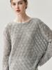 Hollow-Out Feather Design Women's Cashmere Knitwear Top - Lightweight Spring & Autumn Sweater