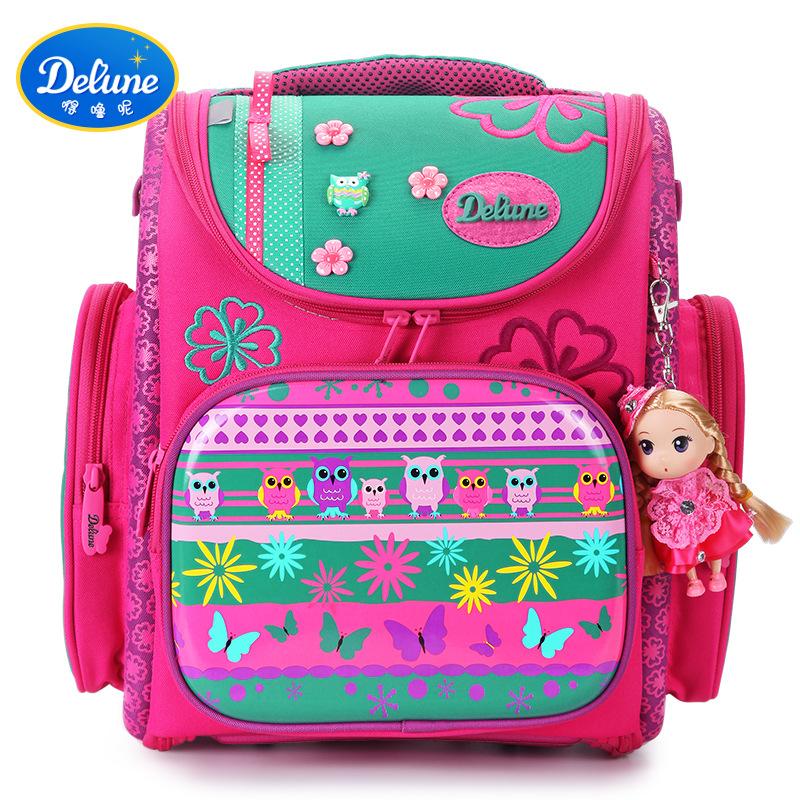 Детские школьные ранцы Мужские и женские рюкзаки для снижения нагрузки для учащихся — фото 3