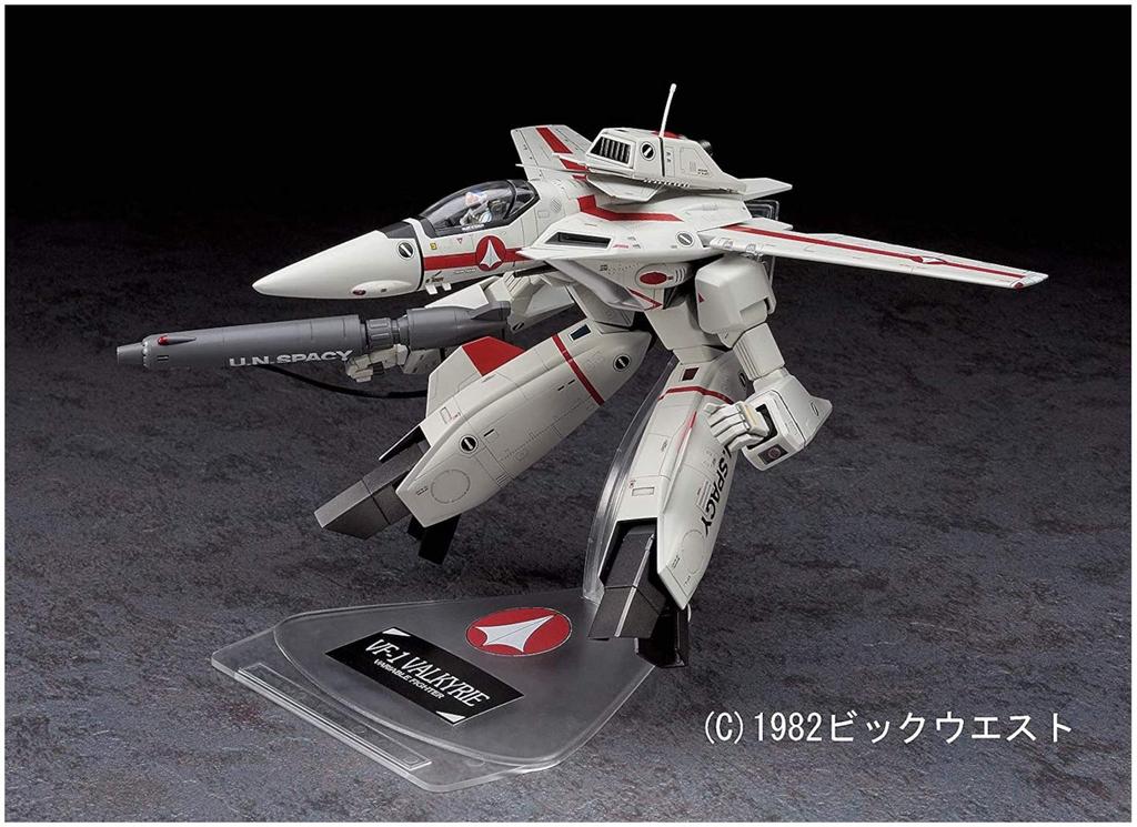 Hasegawa Super Dimension Fortress Macross Gerwalk Valkyrie Scale Plastic Model Kit 25 VF-1J/A 1/72