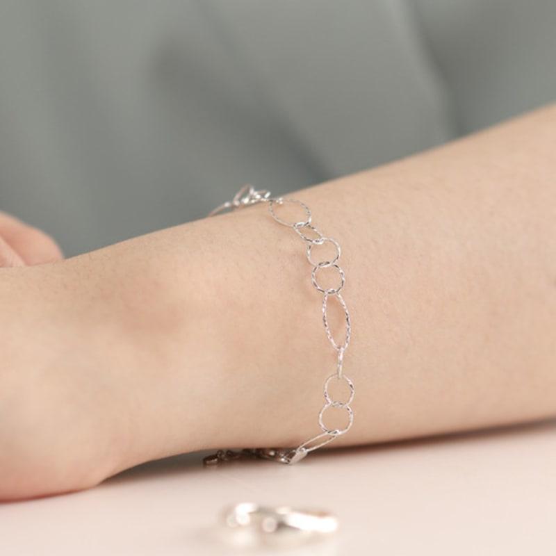 ozel Silver925 ITALY CHAIN Bracelet PS003B