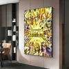 Classic Anime Saint Seiya Anime Posters Sticky Waterproof Paper Sticker Coffee House Bar Kawaii Room Decor