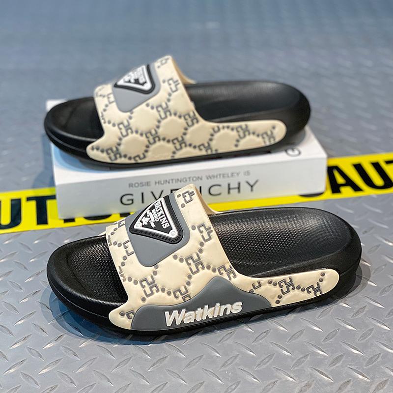 Couples sandals New Large size casual slipper men's shoes thick sole light EVA women's sandals Fashion sports beach shoes slides