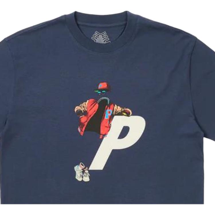 Palace Transparency T-Shirt Navy Unisex Tops Blue P25TS229